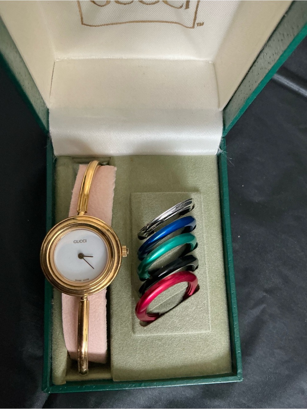 Authentic GUCCI bangle watch set ππ - Picture 3 of 16
